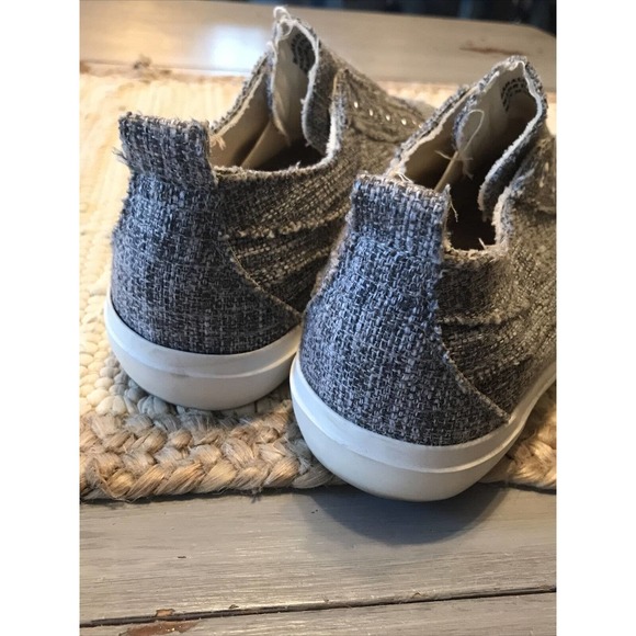 Corkys Babalu Tweed Gray Slip On Casual Sneakers Shoes Womens Sz 8 - Picture 2 of 8